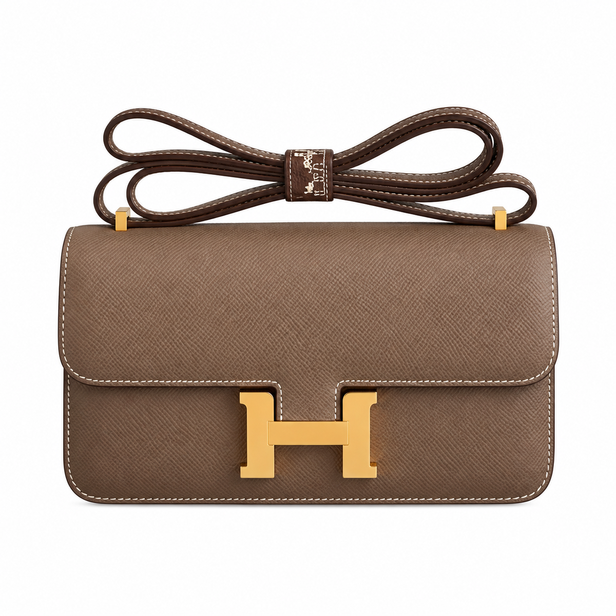 Hermès Lindy 26cm Crossbody Bag – Elephant Grey & Gold | Understated Luxury