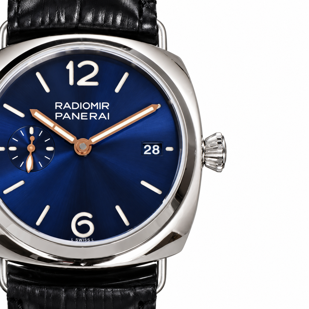 Panerai Luminor Due Automatic 40mm Men's Steel Watch Rose Gold Dial