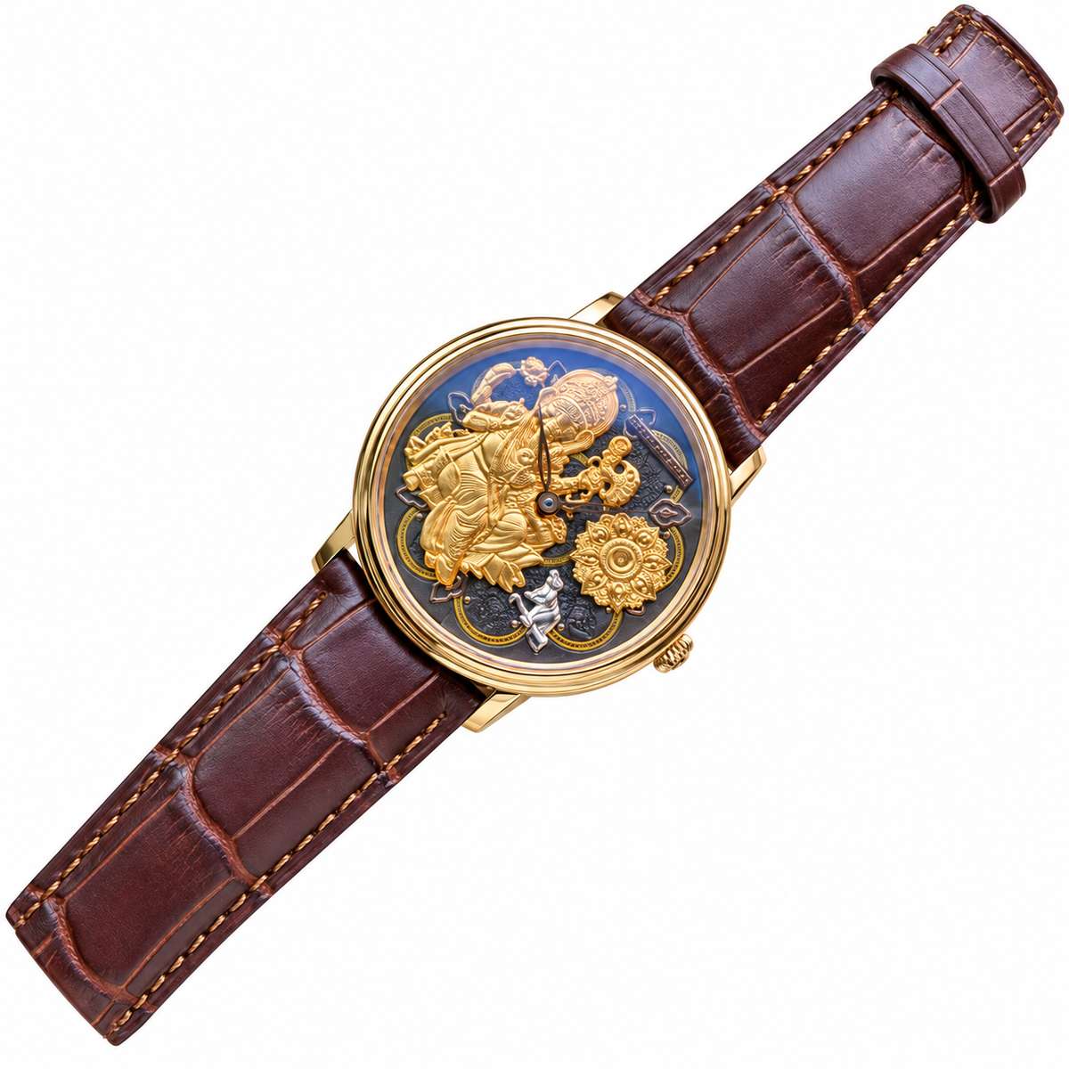 Blancpain Villeret Métiers d’Art Ganesha – 18k Gold Grand Feu Enamel Dial Limited Edition