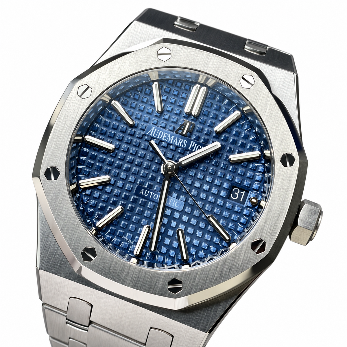 Audemars Piguet Royal Oak Automatic Blue Tapisserie Steel