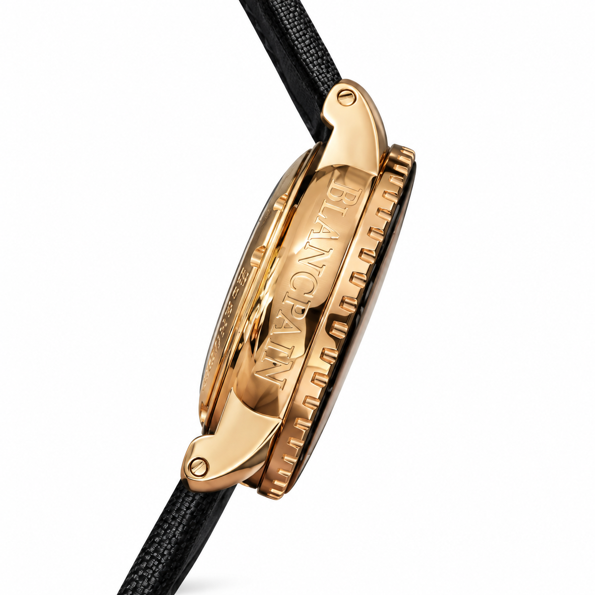 Blancpain Fifty Fathoms Tourbillon Rose Gold 300m Black Fabric Diver Watch