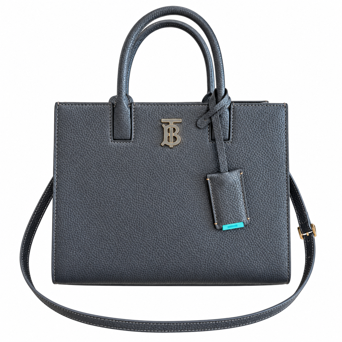 Burberry Slate TB Monogram Top Handle Bag