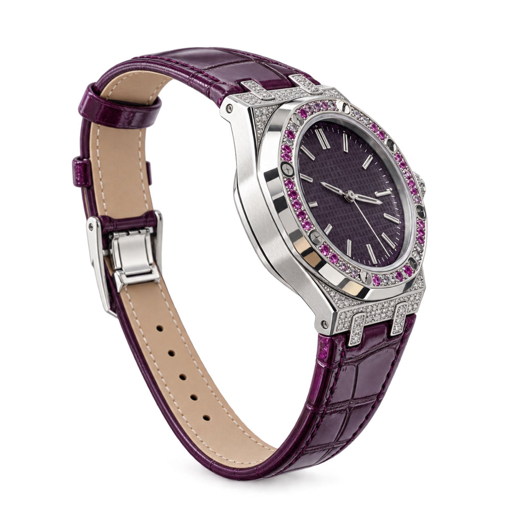 Audemars Piguet Royal Oak Automatic Ladies Diamond Pink Sapphire