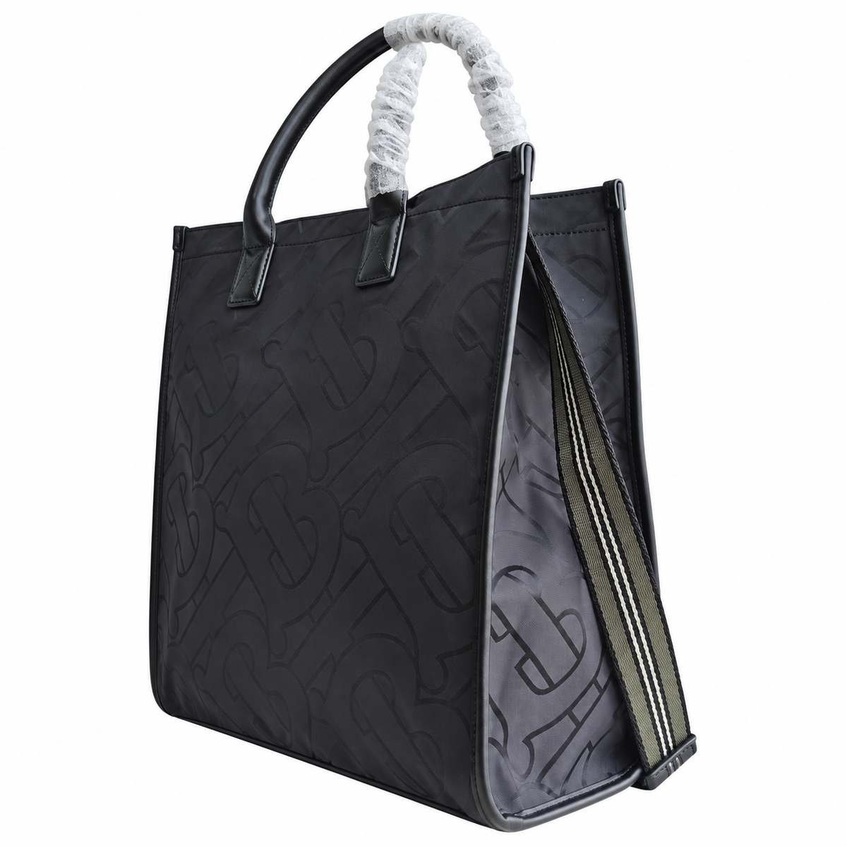 Burberry Midnight Monogram Black Tote Handbag