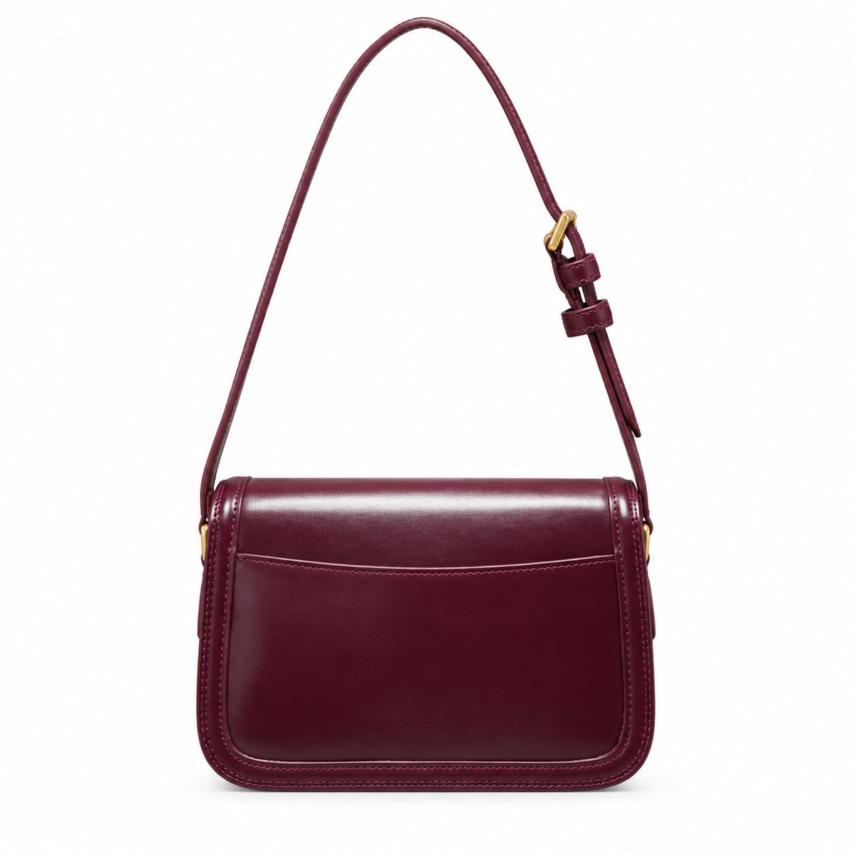 Saint Laurent Solferino Bag – Burgundy Leather