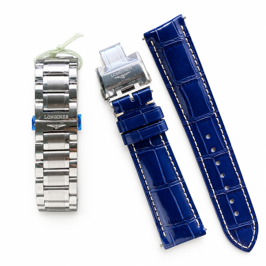 Longines Master Collection Blue Dial Date Steel Bracelet Automatic Watch