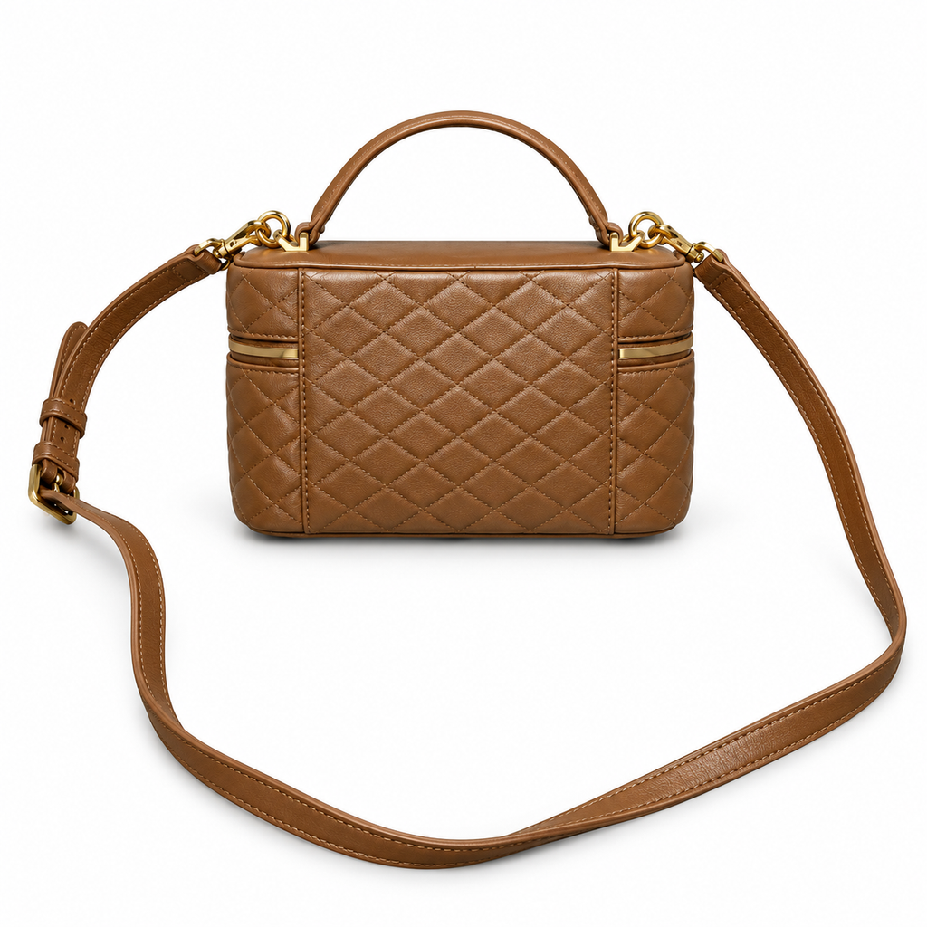 YSL Gaby Vanity Bag – Honey Quilted Leather
