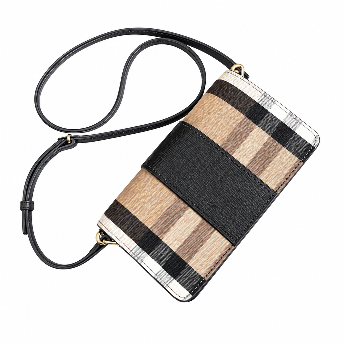 Burberry Heritage Check Crossbody Bag