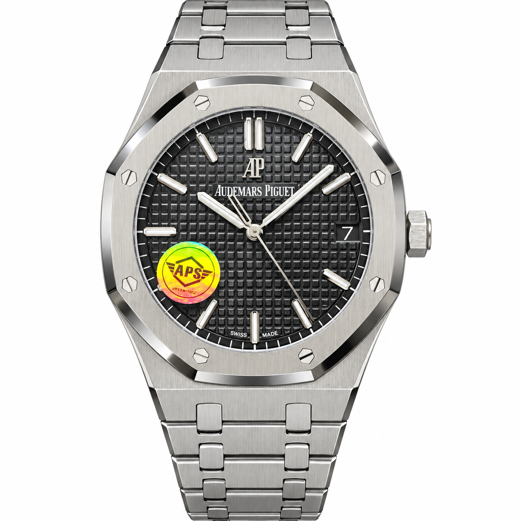 Audemars Piguet Royal Oak Automatic Black Tapisserie Steel