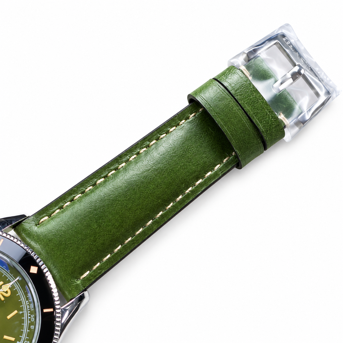 Blancpain Air Command Flyback Chronograph Steel Green Dial Watch