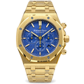 Audemars Piguet Royal Oak Chronograph Yellow Gold Blue Dial