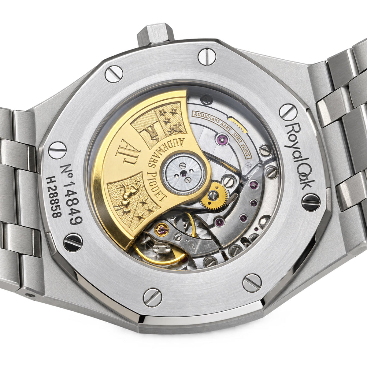 Audemars Piguet Royal Oak Automatic Date Steel White Dial