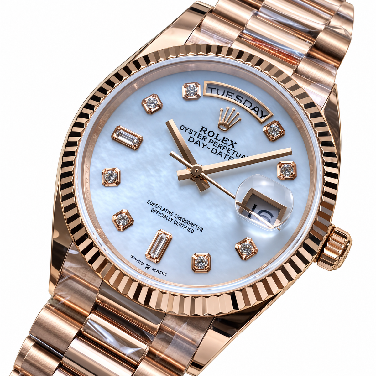 Rolex Oyster Perpetual 36mm Automatic Watch | Sapphire Crystal | 100M Water Resistant | Classic Swiss Luxury Timepiece