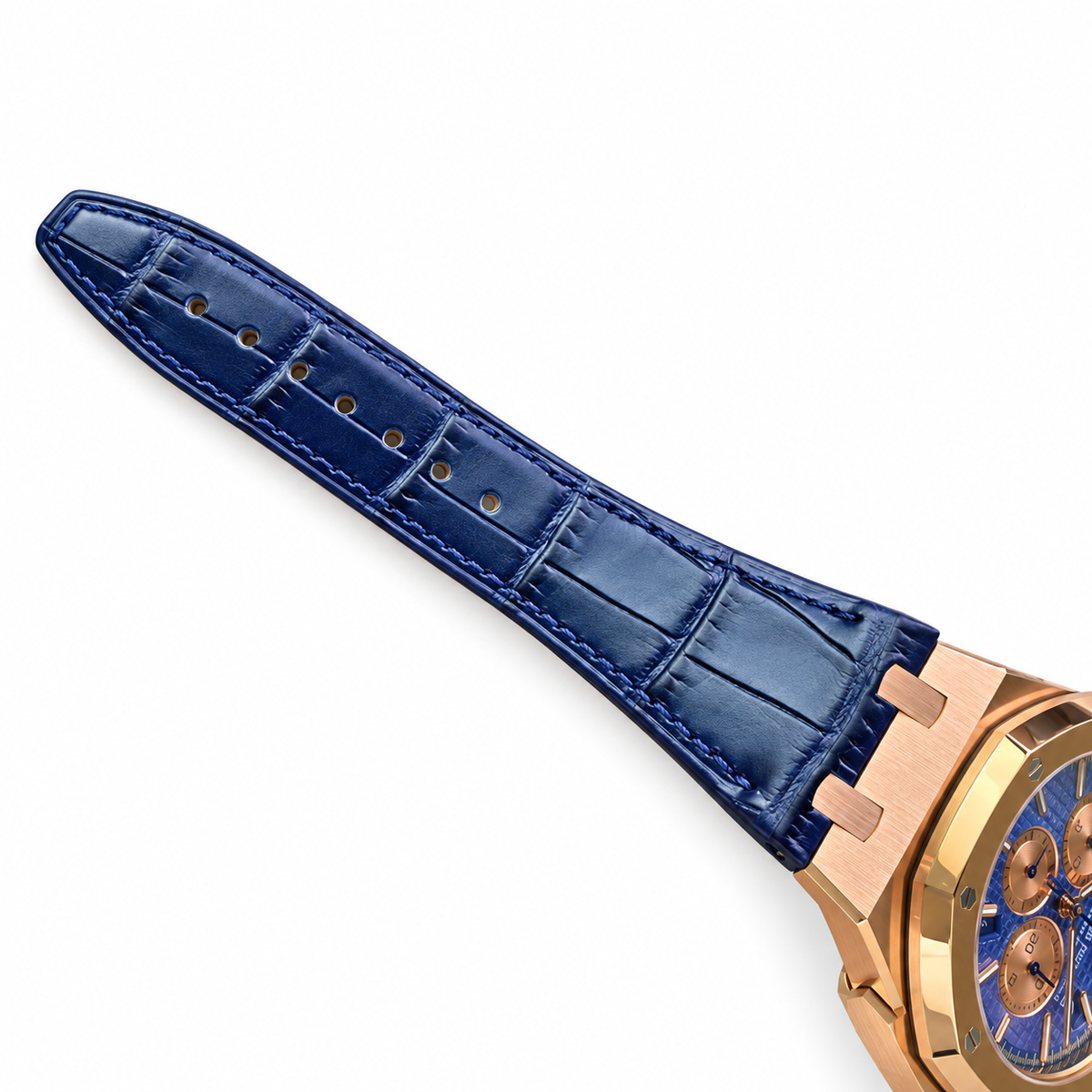 Audemars Piguet Royal Oak Chronograph Rose Gold Blue Dial