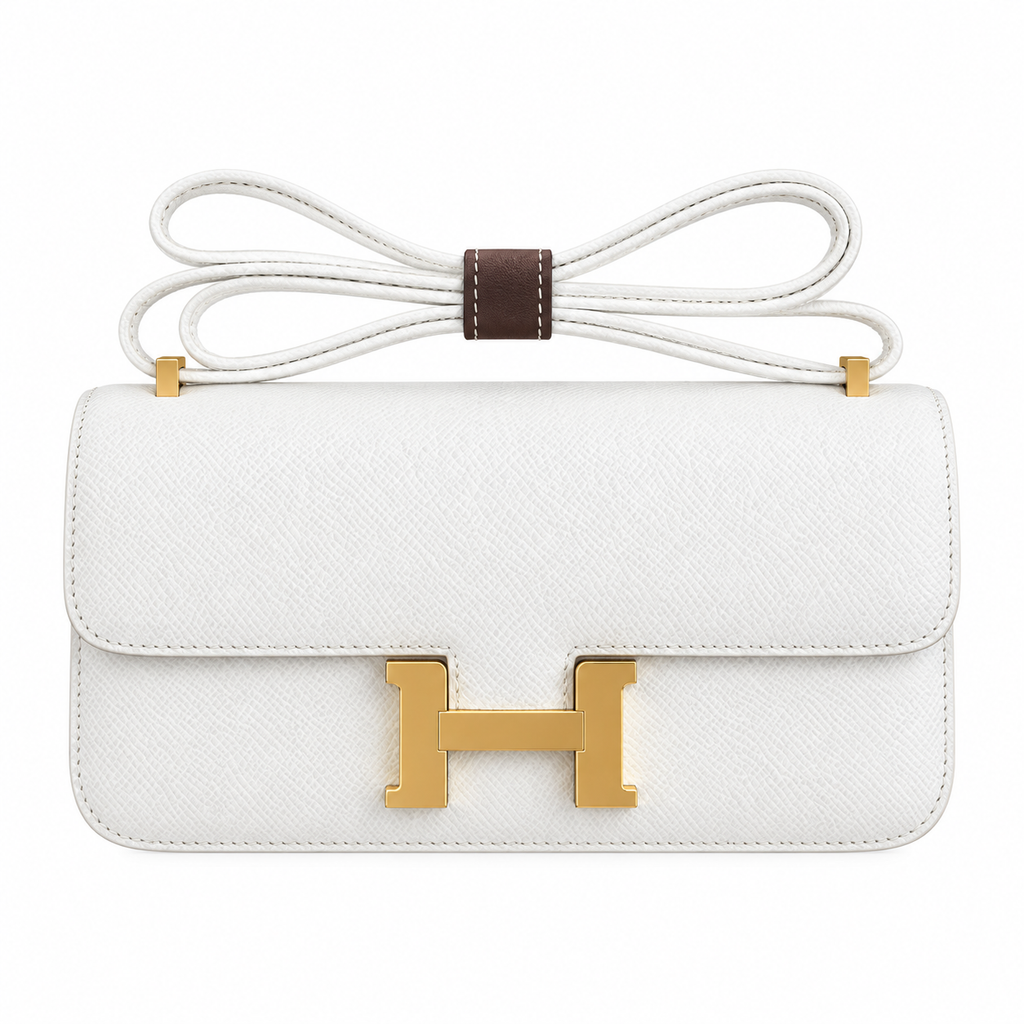 Hermès Constance 26 Blanc Epsom Gold HW